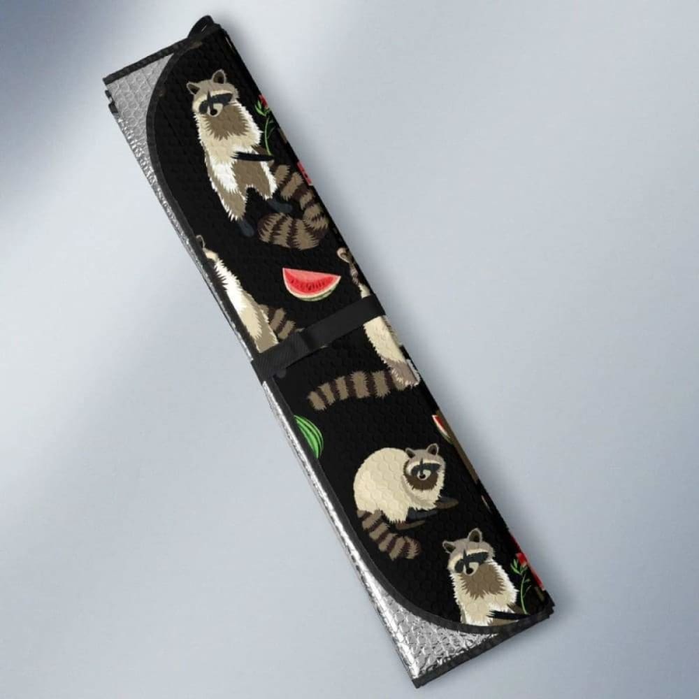 Raccoon Watermelon Pattern Car Auto Sun Shades 182102 - YourCarButBetter