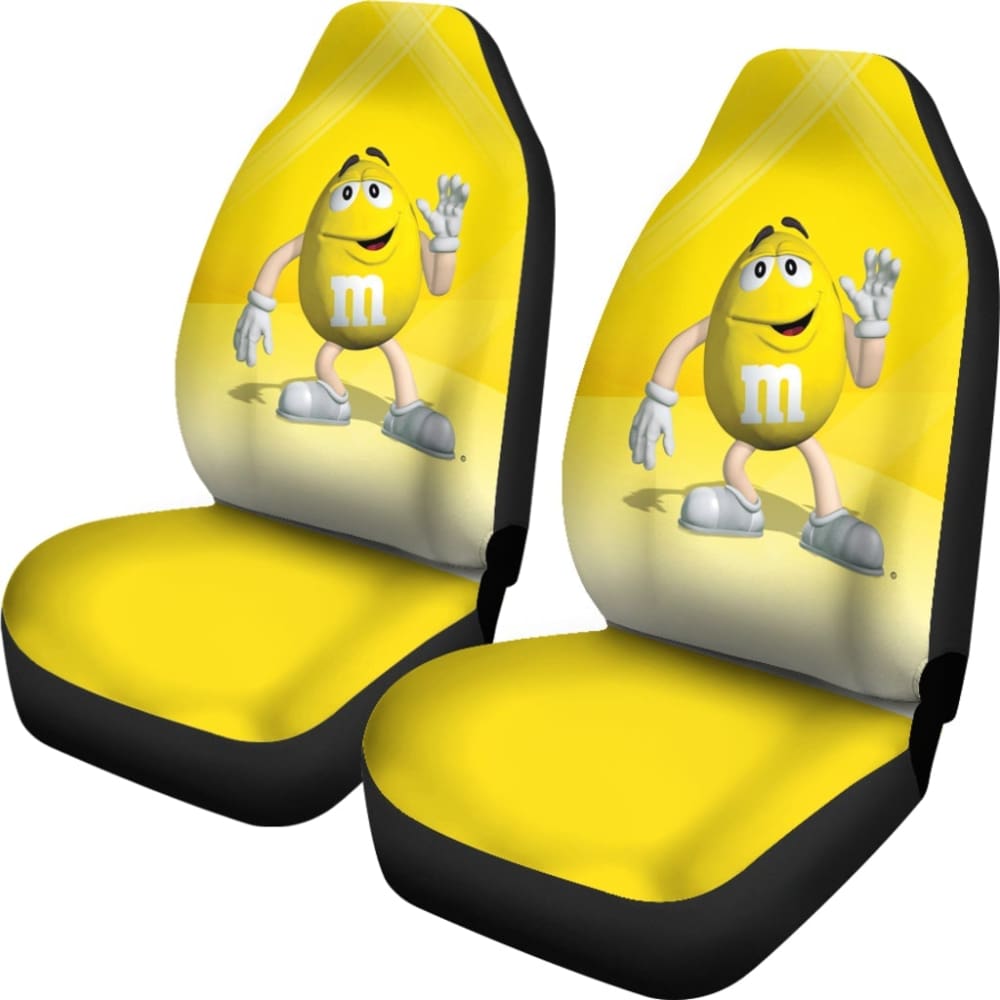 Racing Goes Nuts In Nascar M&M Chocolate Seat Covers 094201 - YourCarButBetter