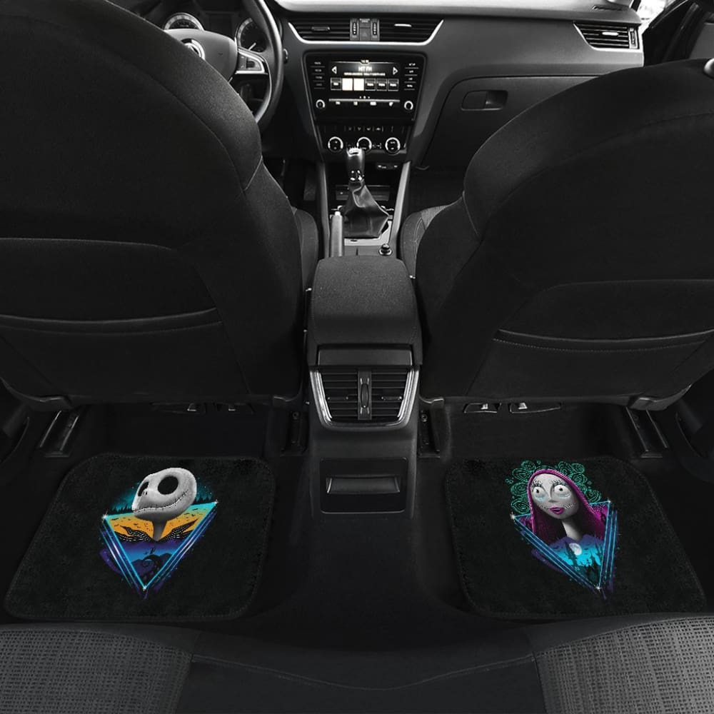 Rad Jack And Sally Front And Back Car Mats 101819 - YourCarButBetter