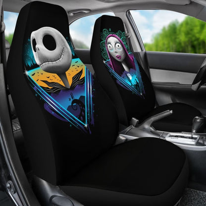 Rad Jack And Sally The Nightmare Before Christmas Car Seat Covers 101819 - YourCarButBetter