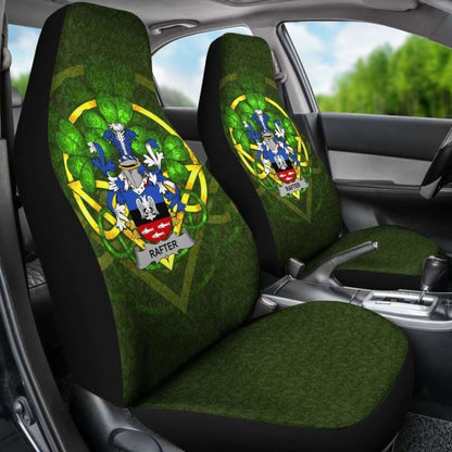 Rafter Ireland Car Seat Cover Celtic Shamrock (Set Of Two) 154230 - YourCarButBetter