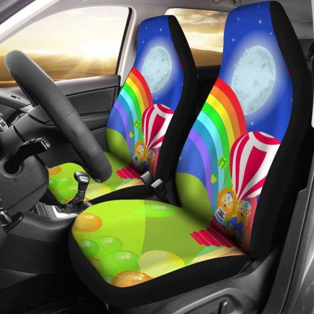 Rainbow Car Seat Covers 32 174914 - YourCarButBetter