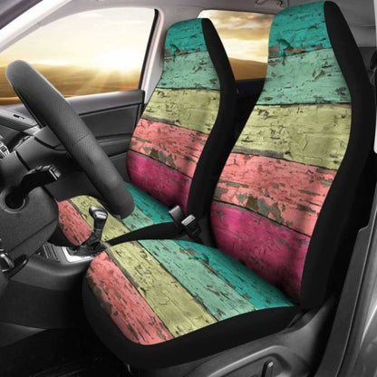 Rainbow Pastel Car Seat Covers 174914 - YourCarButBetter