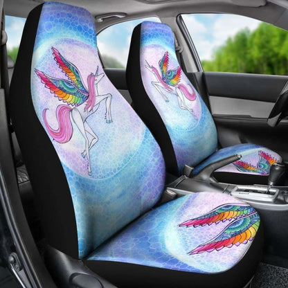 Rainbow Unicorn Car Seat Covers 170817 1