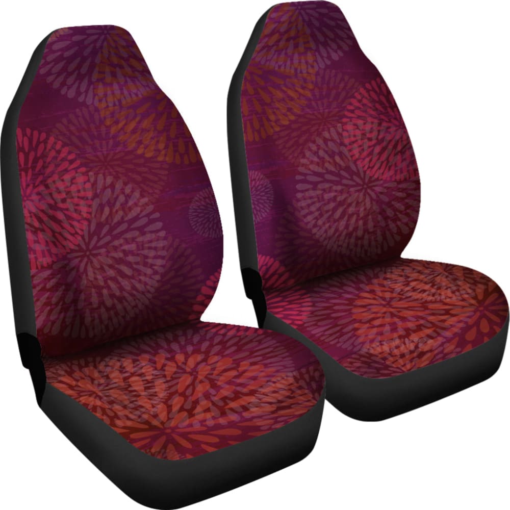 Raspberry Sunset Chrysanthemums Car Seat Covers 550317 - YourCarButBetter