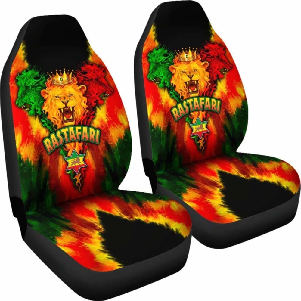 Rastafari Car Seat Covers - Lion Power - 15 192609 - YourCarButBetter