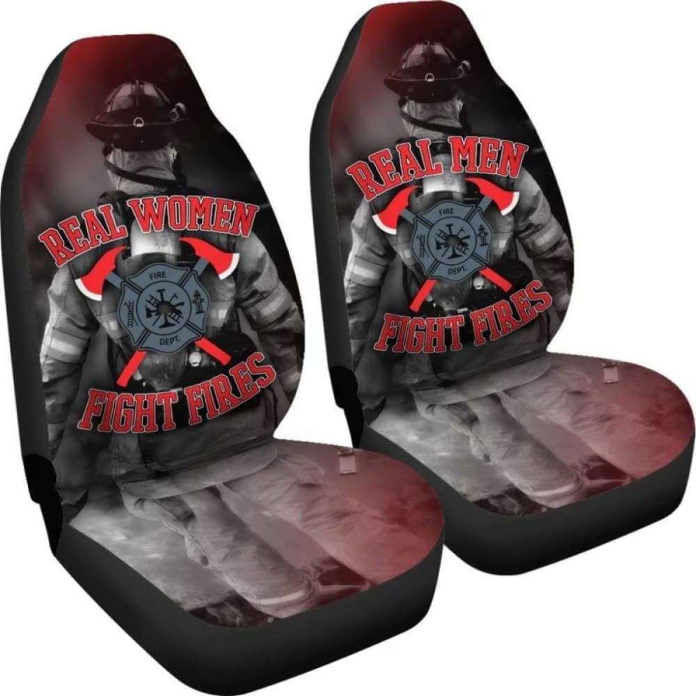 Real Firefighters Car Seat Covers - Firefighter Bestseller 101211