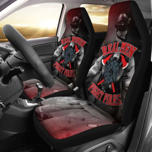 Real Firefighters Car Seat Covers - Firefighter Bestseller 101211