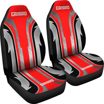 Red Black Camaro White Letter Car Accessories Car Seat Covers 210603 - YourCarButBetter
