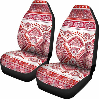 Red Boho Persian Car Seat Covers 105905 - YourCarButBetter