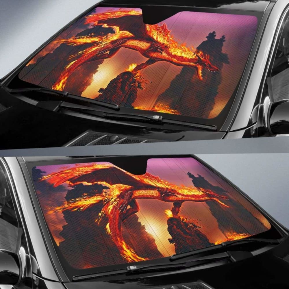 Red Dragon Digital Sun Shade amazing best gift ideas 172609 - YourCarButBetter