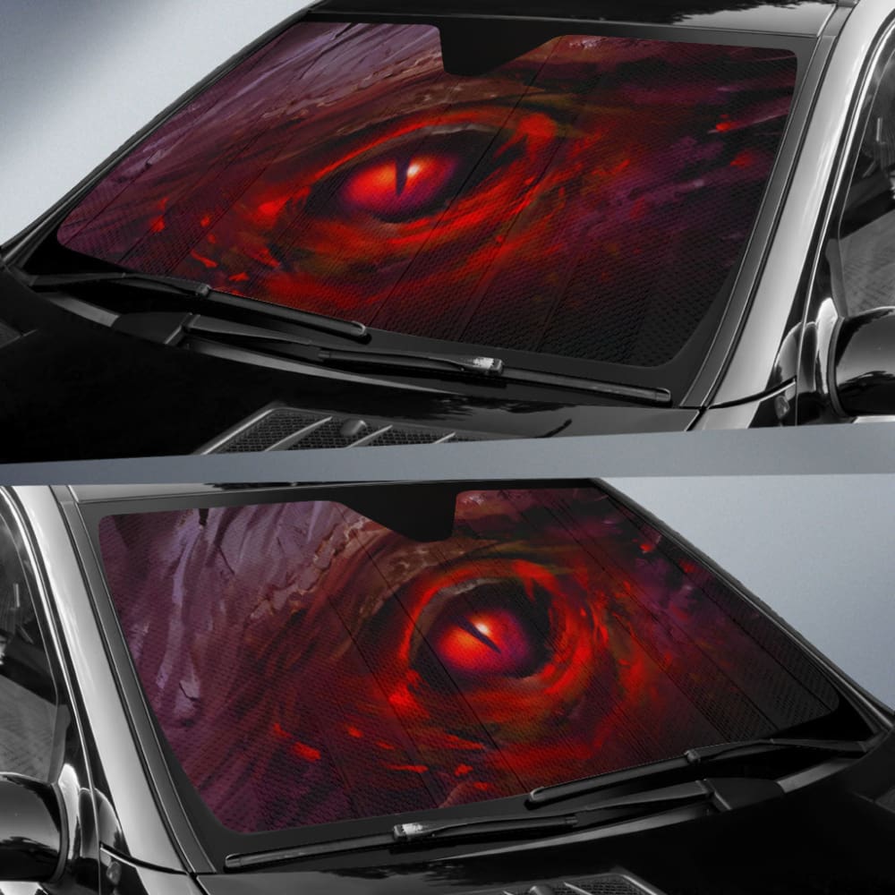 Red Dragon Eye Custom Car Accessories Car Auto Sun Shades 211301 - YourCarButBetter