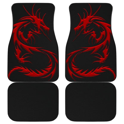 Red Dragon Pattern Car Floor Mats 212501 - YourCarButBetter
