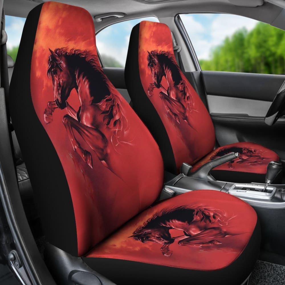 Red Horse Native Car Seat Covers 093223 - YourCarButBetter