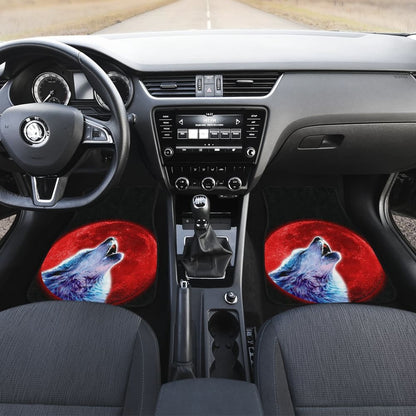Red Moon Wolf Car Floor Mats 211802