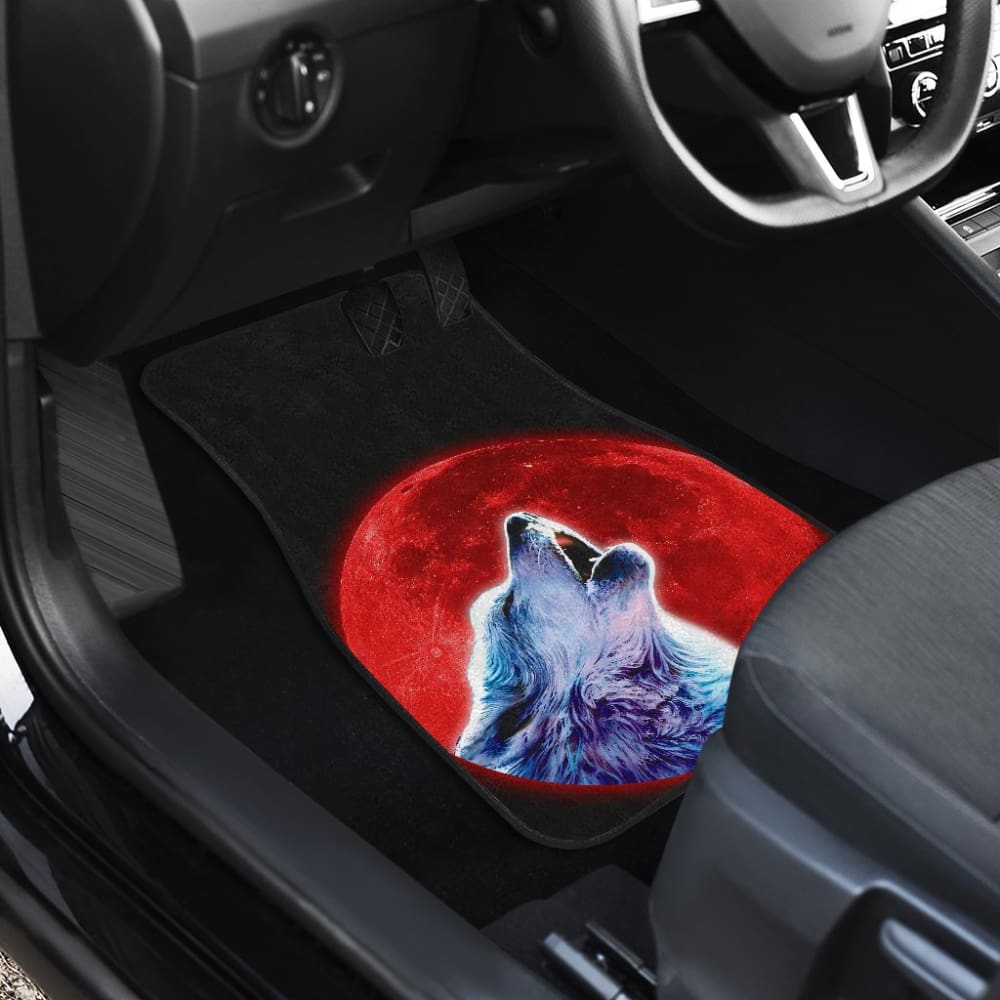 Red Moon Wolf Car Floor Mats 211802