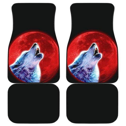 Red Moon Wolf Car Floor Mats 211802