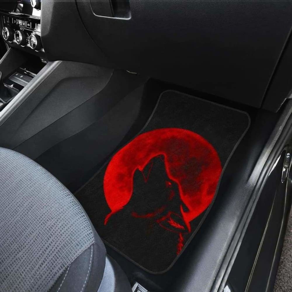 Red Moon Wolf Car Mats 202004