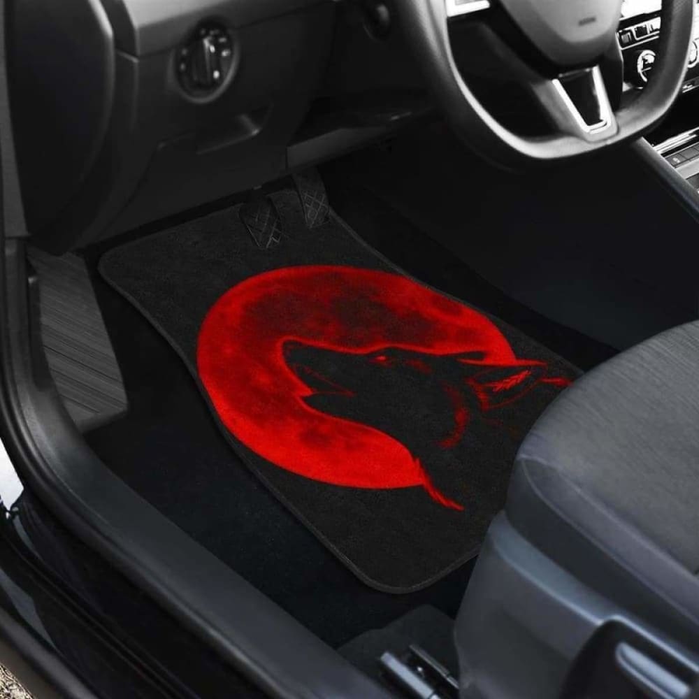 Red Moon Wolf Car Mats 202004