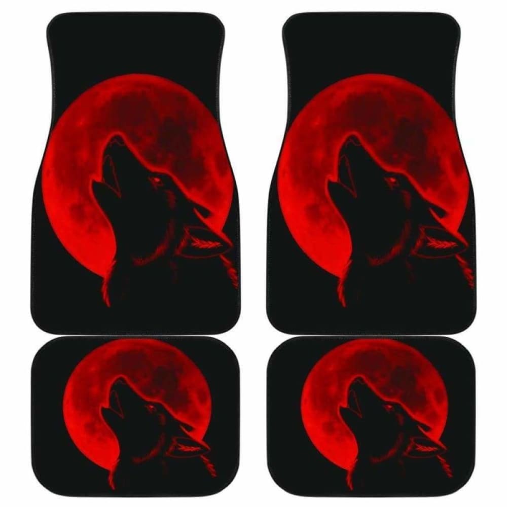 Red Moon Wolf Car Mats 202004