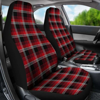 Red Plaid Car Seat Covers 105905 - YourCarButBetter