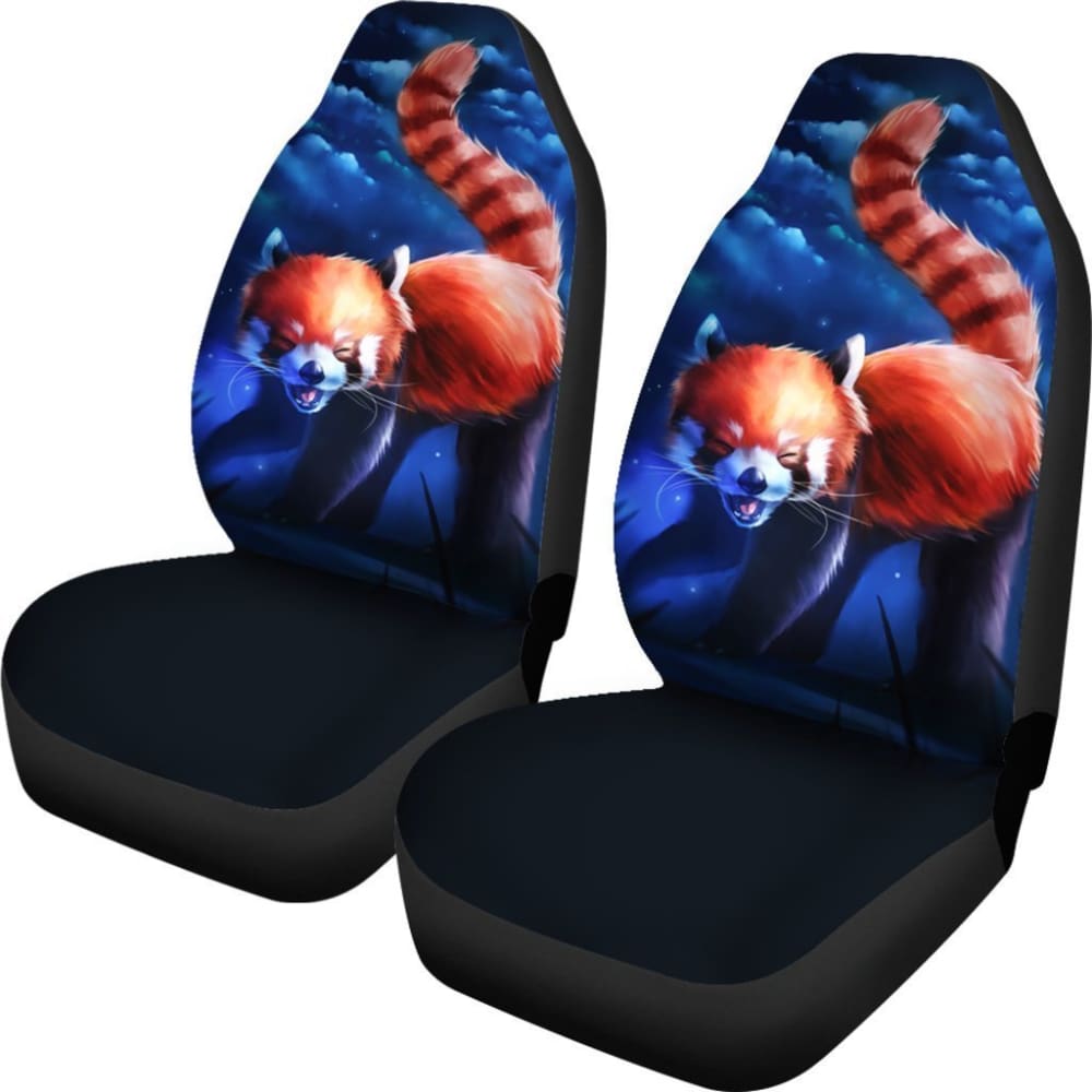 Red Raccoon Animal Car Seat Covers 174510 - YourCarButBetter