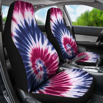 Red White & Blue Tie Dye Car Seat Covers 154230 - YourCarButBetter