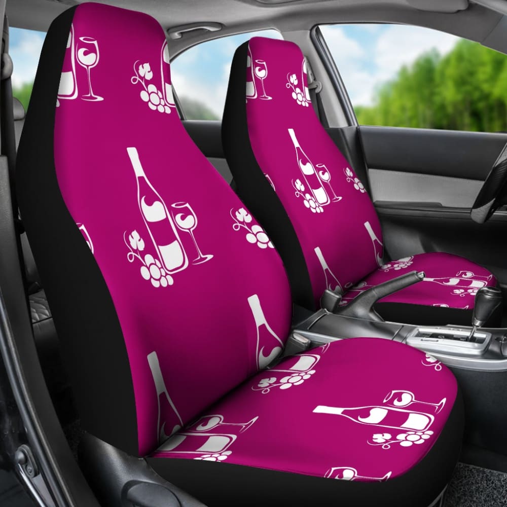 Red Wine Custom Car Decoration Car Seat Covers 210701 - YourCarButBetter