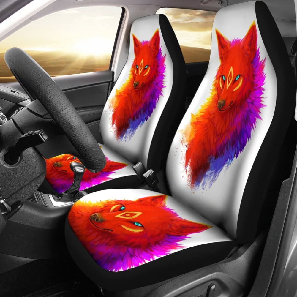 Red Wolf Car Seat Covers 174510 - YourCarButBetter