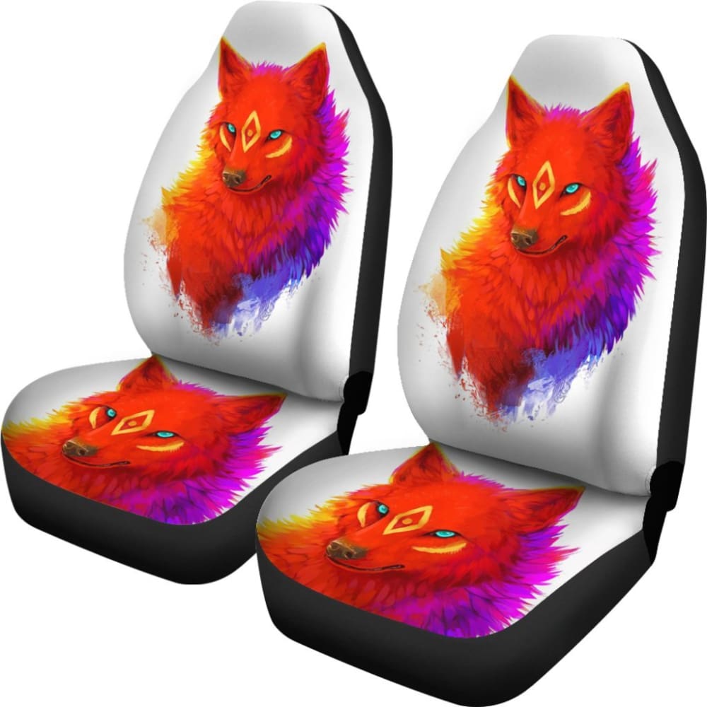 Red Wolf Car Seat Covers 174510 - YourCarButBetter