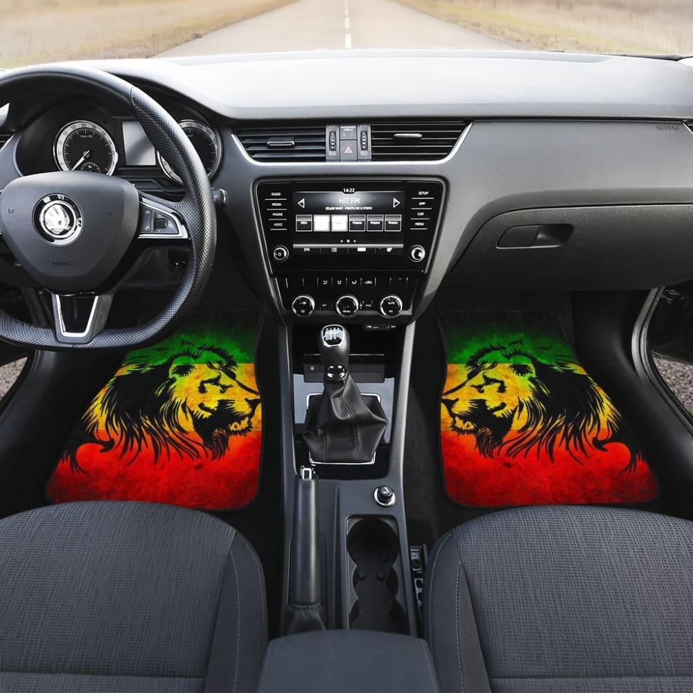 Reggae Rasta Lion Car Floor Mats 211701 - YourCarButBetter