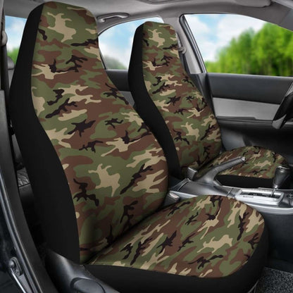 Retro Camo Car Seat Cover 112608