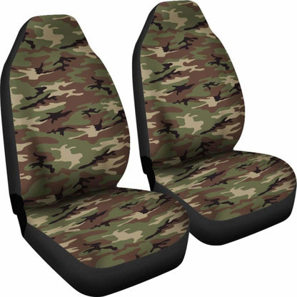 Retro Camo Car Seat Cover 112608