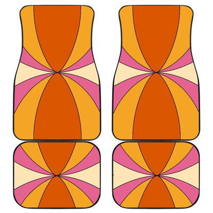 Retro Colors Car Floor Mats 094201 - YourCarButBetter