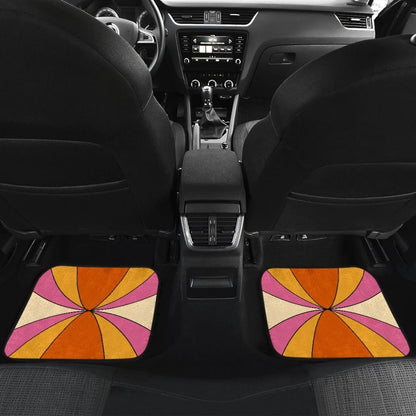 Retro Colors Car Floor Mats 094201 - YourCarButBetter