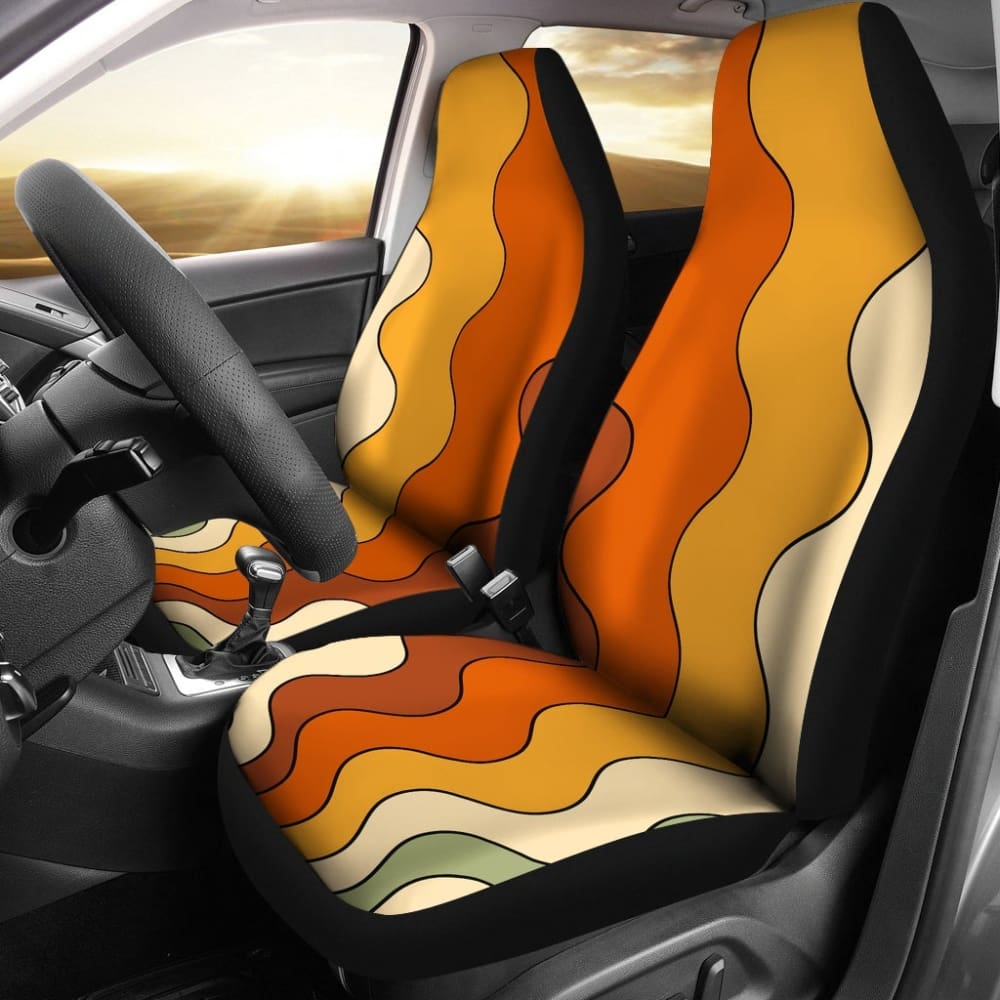 Retro Vibes Car Seat Covers 094201 - YourCarButBetter