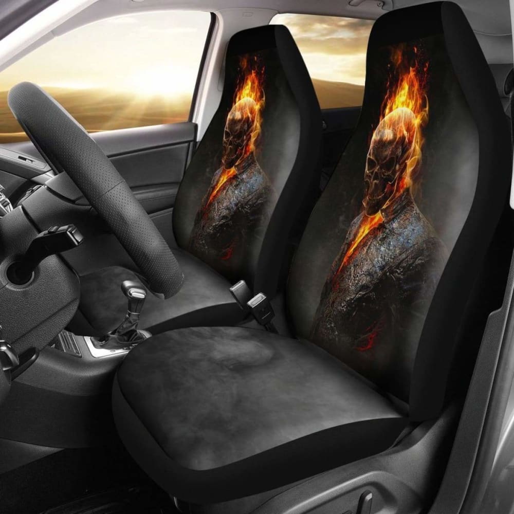 Robbie Reyes Agents Of Shield Ghost Rider Car Seat Covers 094209 - YourCarButBetter
