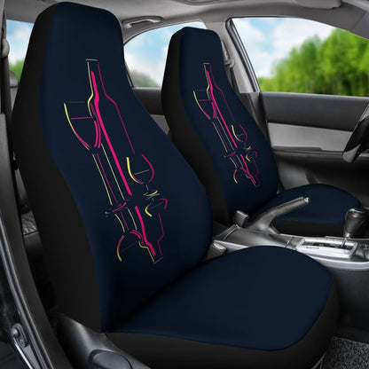 Romatic Red Wine Car Seat Covers 211804 - YourCarButBetter
