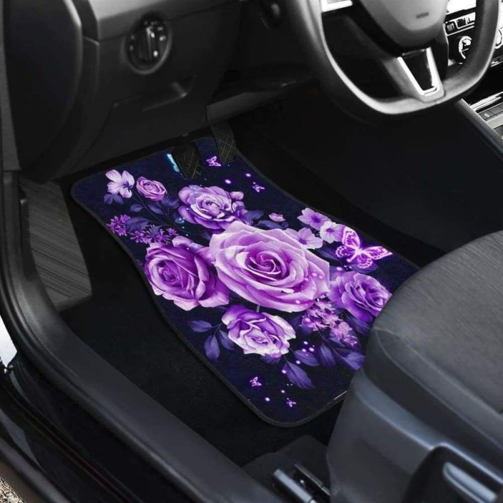 Rose Beauty Art Flowers Car Floor Mats 202905