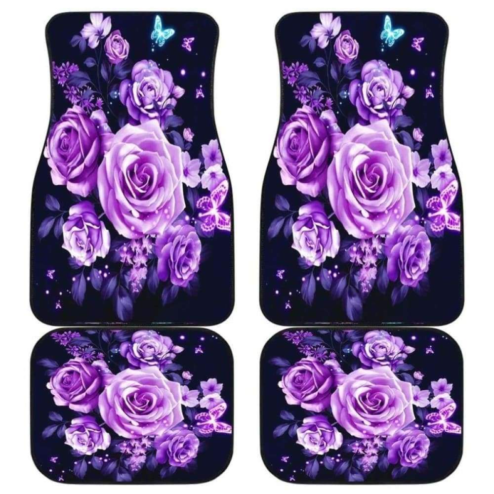 Rose Beauty Art Flowers Car Floor Mats 202905