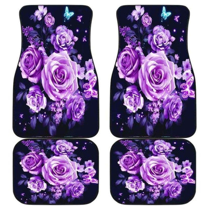 Rose Beauty Art Flowers Car Floor Mats 202905
