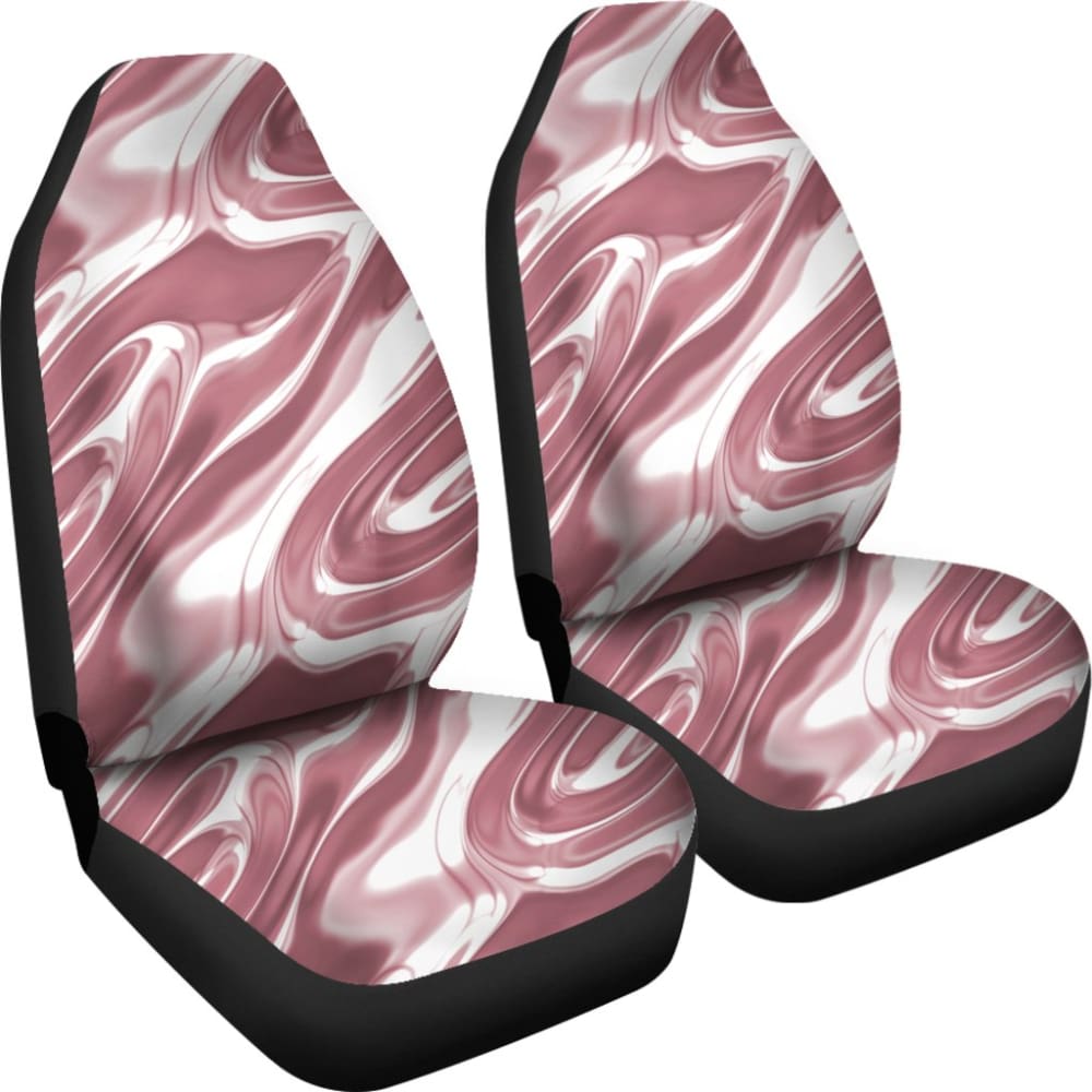 Rose Gold Liquid Metal Car Seat Covers 174510 - YourCarButBetter