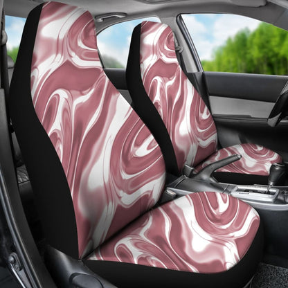 Rose Gold Liquid Metal Car Seat Covers 174510 - YourCarButBetter