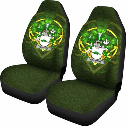 Rossiter Ireland Car Seat Cover Celtic Shamrock (Set Of Two) 154230 - YourCarButBetter