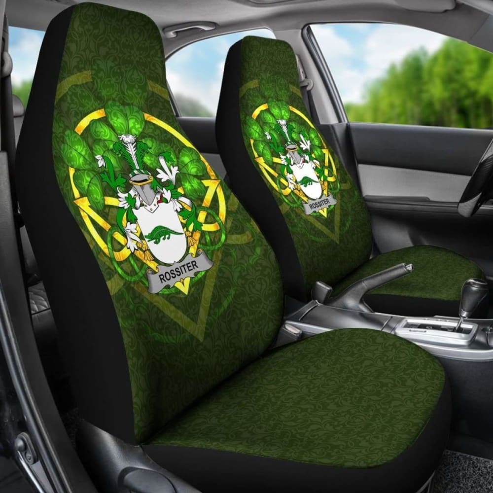 Rossiter Ireland Car Seat Cover Celtic Shamrock (Set Of Two) 154230 - YourCarButBetter