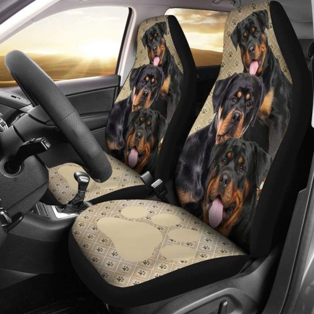 Rottweiler Car Seat Covers Funny Dog Car Seat Covers 201309
