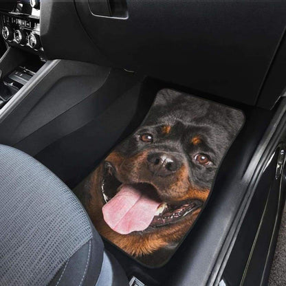 Rottweiler Dog Car Floor Mats Funny Dog Face 223609