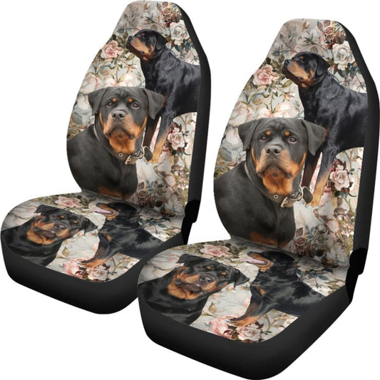 Rottweiler Dog Christmas Birthday Gift - Car Seat Covers 174510 - YourCarButBetter