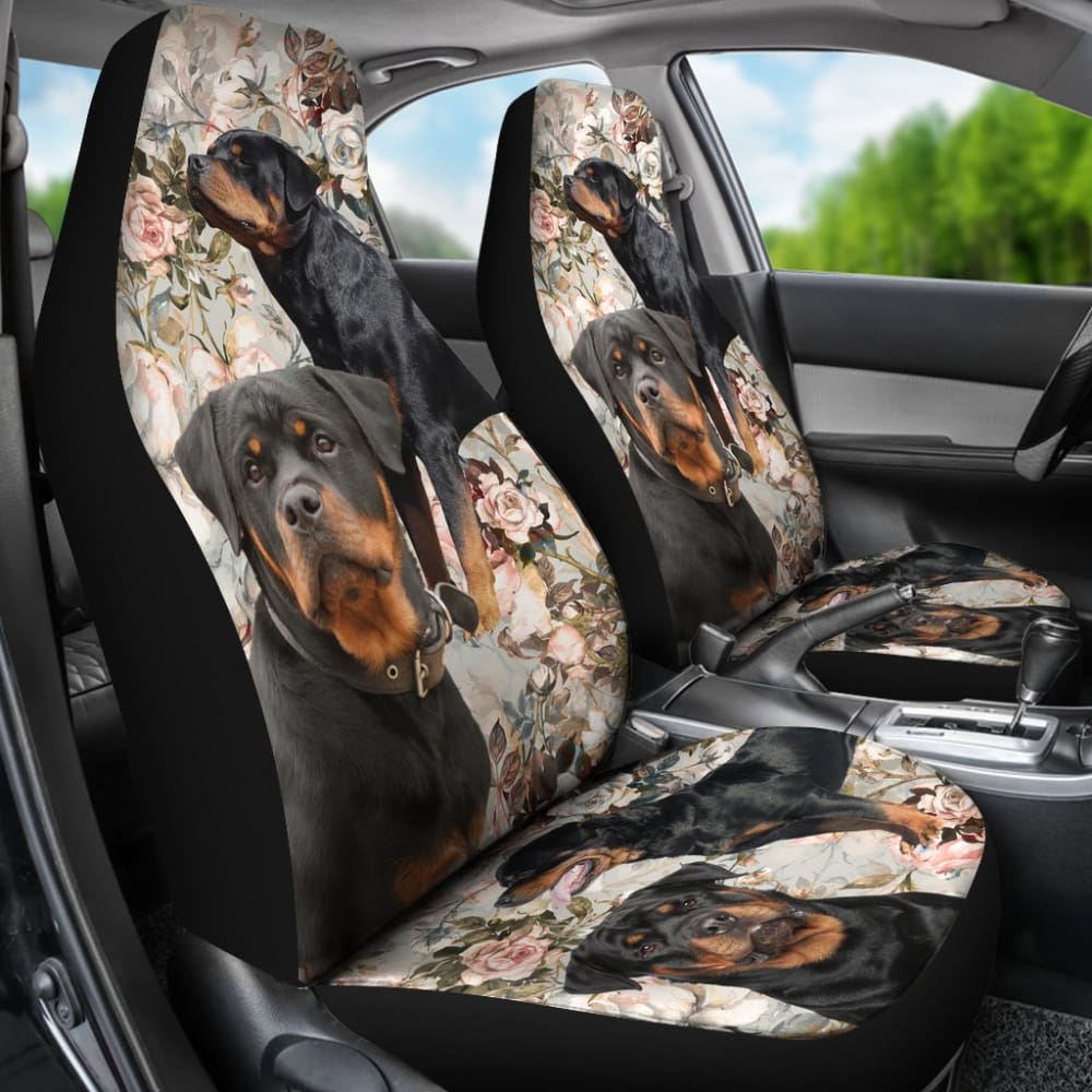 Rottweiler Dog Christmas Birthday Gift - Car Seat Covers 174510 - YourCarButBetter