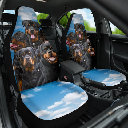 Rottweiler Funny Team Best Gift Idea Car Seat Covers 210501 - YourCarButBetter